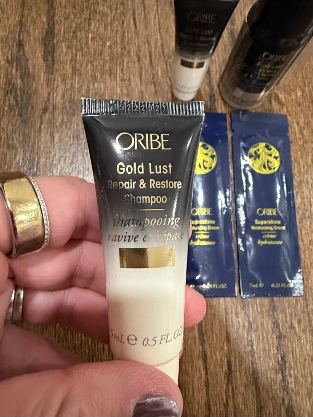 Oribe Supershine Moisturizing Cream & Gold Lust Travel Set